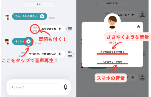 BoTトーク使用画面
